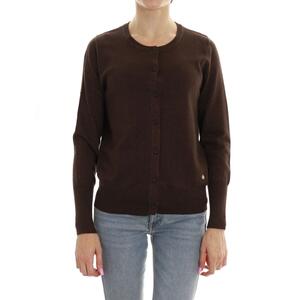 CARDIGAN LUREX MARRONE